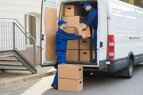 Man With Van Tufnellpark moving service in a local North London street
