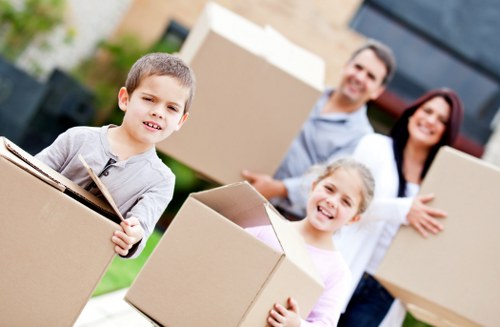 Careful loading of household items for a Tufnell Park move