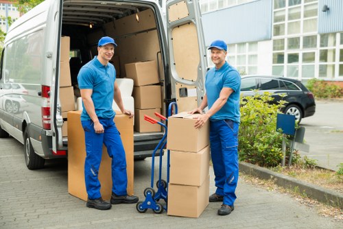 Furniture loading for a Tufnell Park man and van move