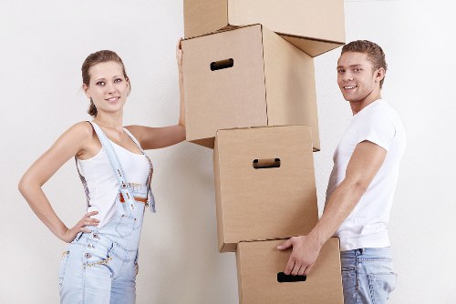 Careful unpacking and room setup in a Tufnell Park property