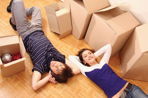 Local furniture pick-up van prepared for collection in Tufnell Park